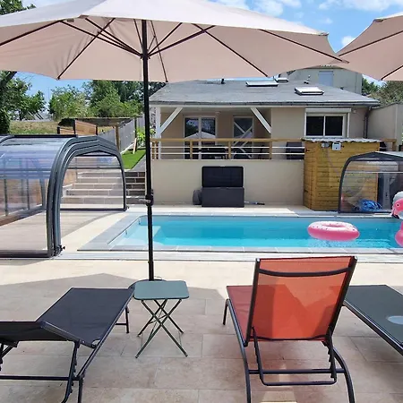 Maison De Charme En Bord Du Loir, 6-8 Pers, Proche Zoo De La Fleche, Piscine A Venir, Parking Inclus - Fr-1-410-429 Prázdninový dům La Flèche