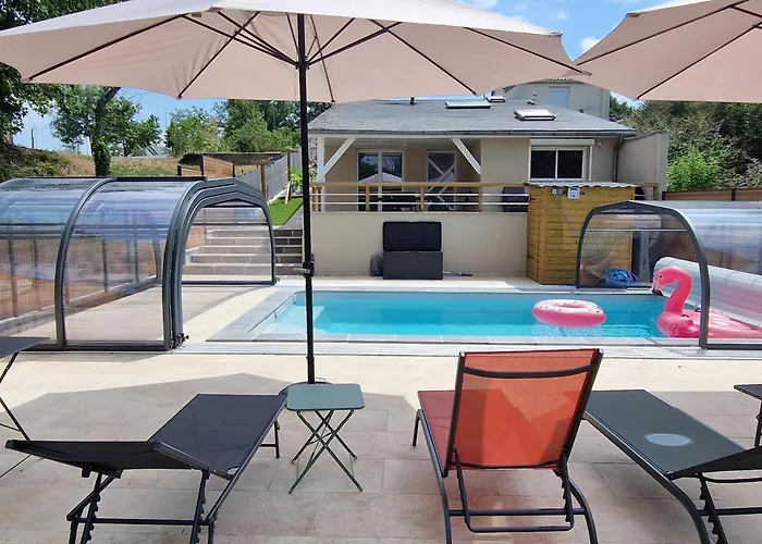 Maison De Charme En Bord Du Loir, 6-8 Pers, Proche Zoo De La Fleche, Piscine A Venir, Parking Inclus - Fr-1-410-429 Feriehus La Flèche